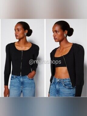 Jonathan Simkhai Iggy Puff Sleeve Cardigan